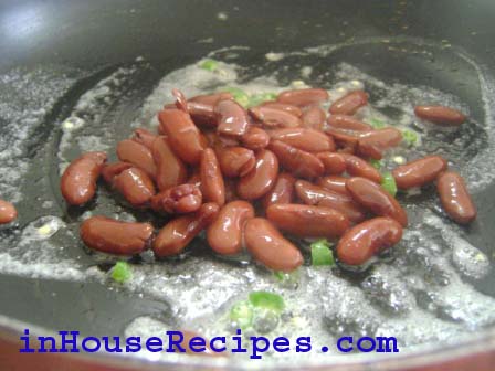 Beans burger-add boiled beans